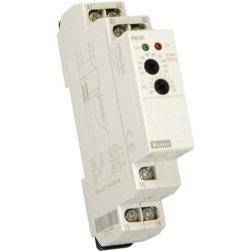 Реле контроля тока PRI-51/ 8A, аналоговое, настр. задержка 8595188124935