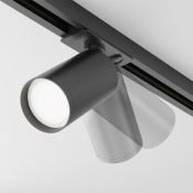 Трековый светильник под лампу GU10 Фокус С/Focus S Unity TR020-1-GU10-B на шинопровод черный