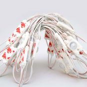 Светодиодный модуль герм. 1led Белый 2835smd 12V линейный с линзой ELF-SOL+ 1 2835 W
