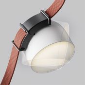 Светильник Белый теплый 12W Чаша/Cup Parity 120deg TR124B-12W3K-W подвесной для текстильной системы белый