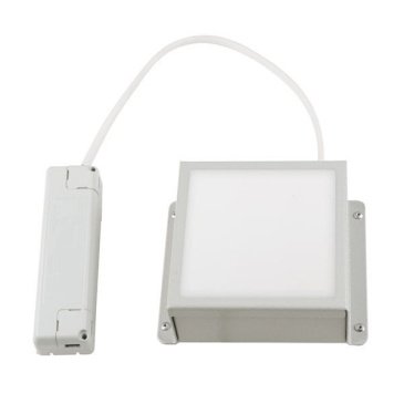 светильник   7W Белый дневной Грильято UL-00012805 ULP-0808 7W-4000К IP40 GRILYATO OPAL BLACK квадратный встраиваемый белый