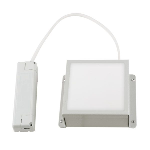 светильник   7W Белый дневной Грильято UL-00012805 ULP-0808 7W-4000К IP40 GRILYATO OPAL BLACK квадратный встраиваемый белый