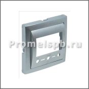 LOGUS Лицевая панель для комнатного термостата, алюминий 90742 TAL