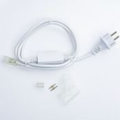 Диодный мост для гибкого двустороннего неона ALEDUS PFX-WCD-2A-1.5M 2 А, 08х15 мм, 1.5 м, белый, комплект