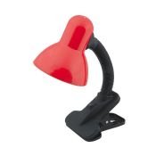 светильник настольный без лампы TLI-206  E27  02461  на прищепке красный