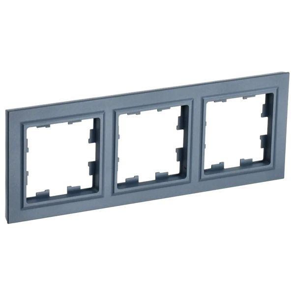 Рамка пластик 3 поста IEK BRITE BR-M32-K35 РУ-3-БрМ маренго