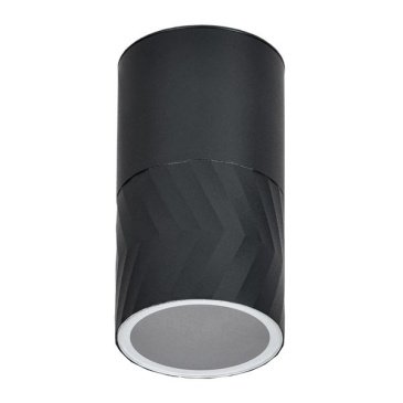 светильник IEK LIGHTING без лампы 5110 LT-UPU0-5110-GU10-1-K02 IP65 цилинд накладной черный