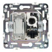 Розетка встраиваемая комбинированная IEK SKANDY SK-AK20-1-K02 SK-A14Bl TV+RJ45 кат.5E черный