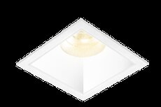 Встраиваемый светильник  12W Белый теплый KUB IN 1 WW  220V IP44 диммируемый куб белый с белой вставкой