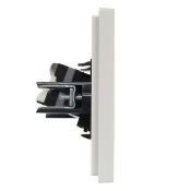 Розетка встраиваемая компьютерная IEK FORTE&PIANO RJ45 кат.5E FP232 белый FP-K10-1-K01