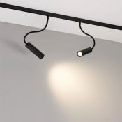 Магнитный трековый светильник  5W Белый дневной MAG-MICROCOSM-SPOT-FLEX-R26 24deg 24V черный 051785