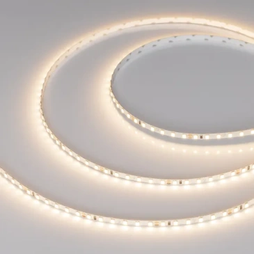 Светодиодная лента Белый теплый 2835 24V  9.6W/m 120Led/метр 024105(2)  RT-A120 5мм 3000K LUX