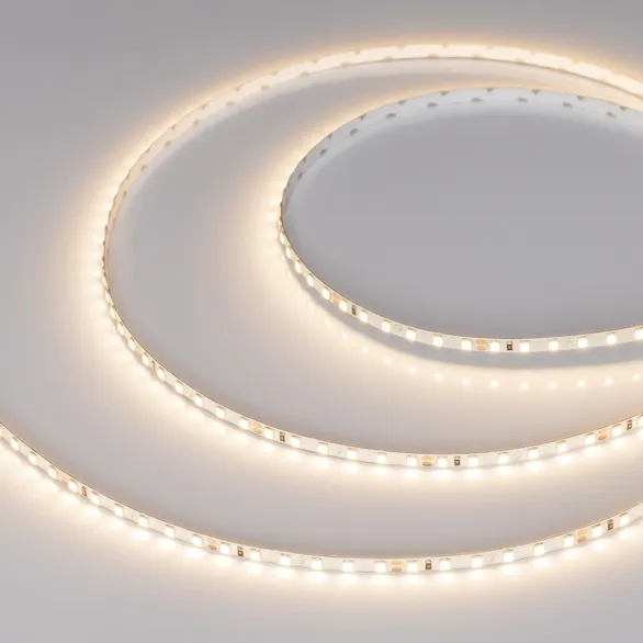 Светодиодная лента Белый теплый 2835 24V  9.6W/m 120Led/метр 024105(2)  RT-A120 5мм 3000K LUX