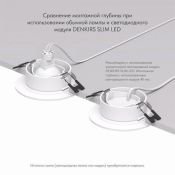 Встраиваемый светильник без лампы DENKIRS TISTED DK3029-WH GU10/GU5.3 белый круглый