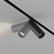Трековый светильник  12W Белый теплый - белый TR032-4-12W3K-M-DS-B Фокус / Focus Led Exility на магнитный шинопровод черный