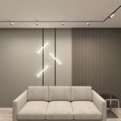 Трековый светильник однофазный   9W Белый-MIX SMART SPOT DK8040-BW+BK IP20 на шинопровод управляемый белый/черный