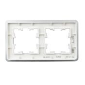 Рамка металлическая 2 поста IEK BRITE BR-M22-M-01-K47 РУ-2-1-Бр алюминий RE