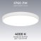 Накладной светильник  72W Белый дневной O18-155 460х55 круглый накладной белый IP20