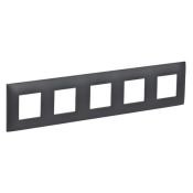 Рамка пластик 5 постов IEK SKANDY SK-M52-K48 SK-F05T титан Рамка пластик 5 постов IEK SKANDY SK-M52-K48 SK-F05T титан