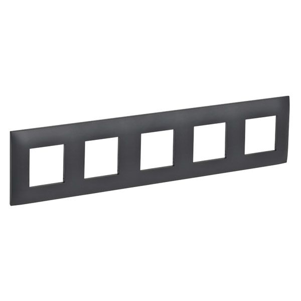 Рамка пластик 5 постов IEK SKANDY SK-M52-K48 SK-F05T титан