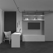 Трековый подвесной светильник 5W Белый теплый TR155-1-5W3K-B Фокус / Focus Led Flarity IP20 чёрный