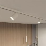 Трековый светильник однофазный  15W SOLID TUBE DK6201-WH под лампу GU5.3 IP20 на шинопровод белый