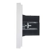 Розетка встраиваемая USB IEK FORTE&PIANO A+C 3,1А FP-U22-D31-K01 FP250 белый