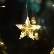 гирлянда БАХРОМА Белый теплый с насадками «Ёлки» 138 LED, IP20