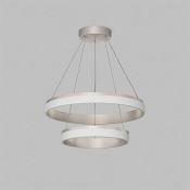 Подвесной светильник  63W Белый дневной DENKIRS RING DK6673-SN 230V круглый никель/белый