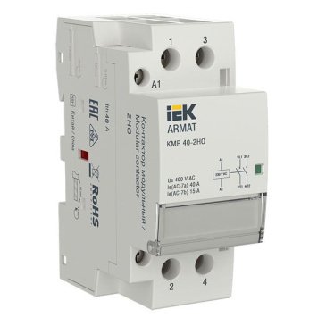 Контактор 40А KMR 230В AC 2НО AR-KMR10-040-20-230 IEKARMAT IEK