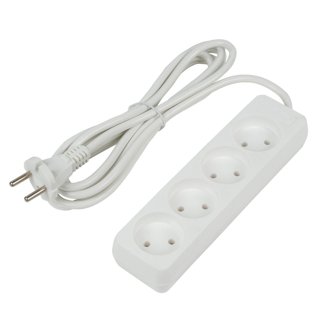 удлинитель без заземления Uniel UL-00009988 S-CU4-3 WHITE 3м Ultra