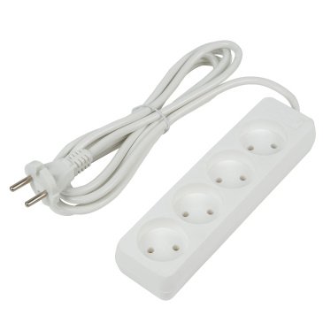 удлинитель без заземления Uniel UL-00009988 S-CU4-3 WHITE 3м Ultra