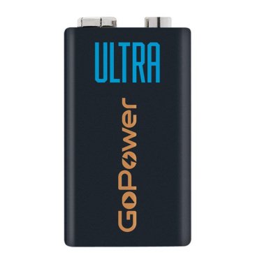 Батарейка 9V 6LR61 крона ULTRA GoPower