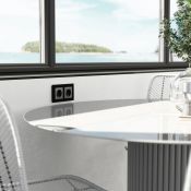 Рамка стеклянная 2 поста WERKEL Senso W0023108 черный