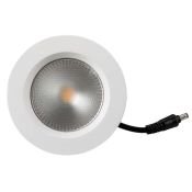 Встраиваемый светильник   9W Белый теплый 021067 LTD-105WH-FROST-9W 220V IP44 круглый белый