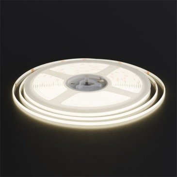 Светодиодная лента Белый дневной COB 24V  7W/m 384Led/метр 00-379 PRO 3мм IP20