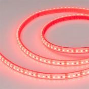 Светодиодная лента Красный 2835 12V  9.6W/m 120Led/метр герм (полная силиконовая экструзия) 033793  RTW-PFS-A120  LUX IP68
