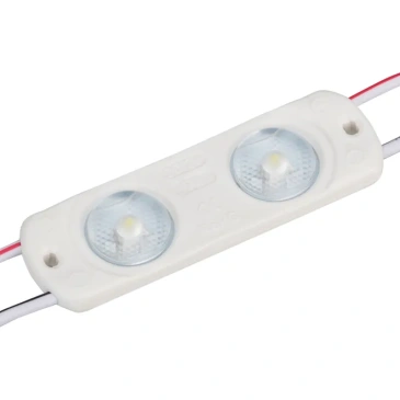 Светодиодный модуль герм. 2led Белый дневной 2835smd 12V линейный с линзой 056930 CRAFT-2835-2-12V