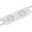 Светодиодный модуль герм. 2led Белый дневной 2835smd 12V линейный с линзой 056930 CRAFT-2835-2-12V