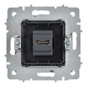 Розетка встраиваемая HDMI IEK BRITE BR-H10-K91 РHDMI-0-БрАБ арктический белый