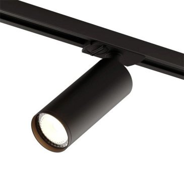 Трековый светильник  15W SOLID TUBE DK6202-BK под лампу GU10 IP20 на шинопровод черный