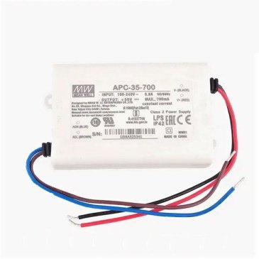 блок питания токовый (AC-DC)  700mA  35W APC-35-700 пластик