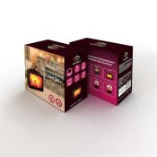 фигурка  светодиодная 4,5W Белый теплый камин &quot;Сканди&quot;, 511-033, 2Led, 3хC, с эффектом живого огня, IP20