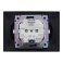 Штепсельная розетка встраиваемая двойная IEK SKANDY 16А SK-R24-16-K53-F SK-R07G с з/к с з/ш в сборе графит
