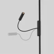 Трековый светильник   2W Белый теплый AIR SPOT DK5313-BK IP20 на магнитный шинопровод черный