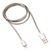 Кабель штекер USB A - штекер Lightning/ iPhone  1.0М 2.1А