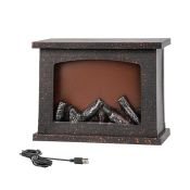 фигурка  светодиодная КАМИН UL-00011316 ULD-L2821-005-DNC-RED BLACK FIREPLACE