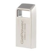 Флеш-накопитель GoPower MINI 64GB USB3.0 металл серебряный&#9;