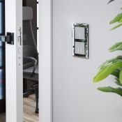 Выключатель встраиваемый одноклавишный с подсветкой сенсорный WERKEL W4510006 серебряный