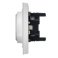 Штепсельная розетка встраиваемая двойная IEK BRITE 16А BR-R21-16-K91-F РС12-3-БрАБ без з/к без шторок в сборе арктический белый